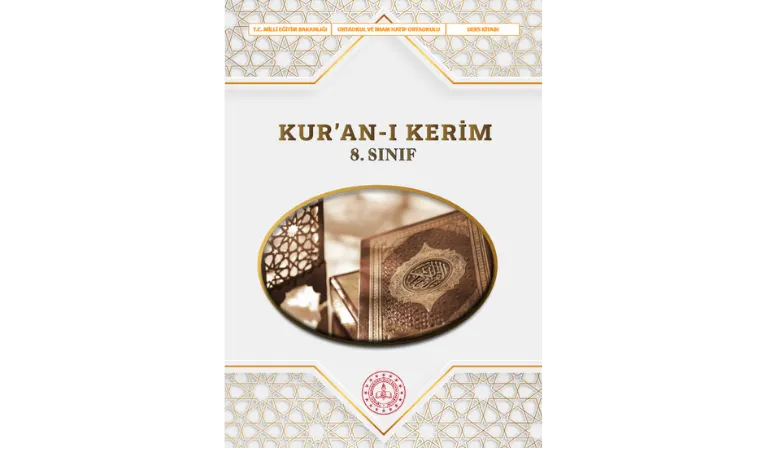 8. Kur'an-ı Kerim Ders Kitabı MEB Yayınları