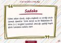 sadaka